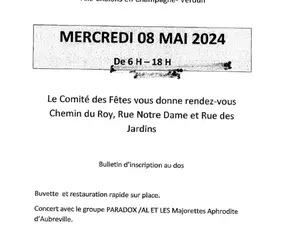 BROCANTE CDF 8 MAI 2024